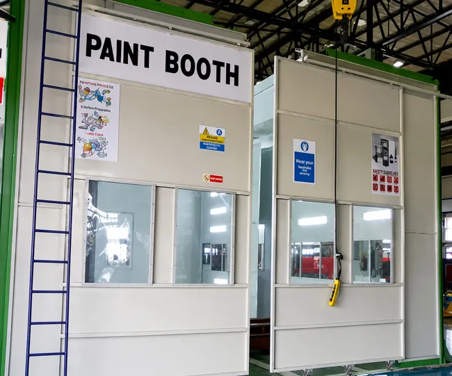 Down Draft Dry Back Paint Booths