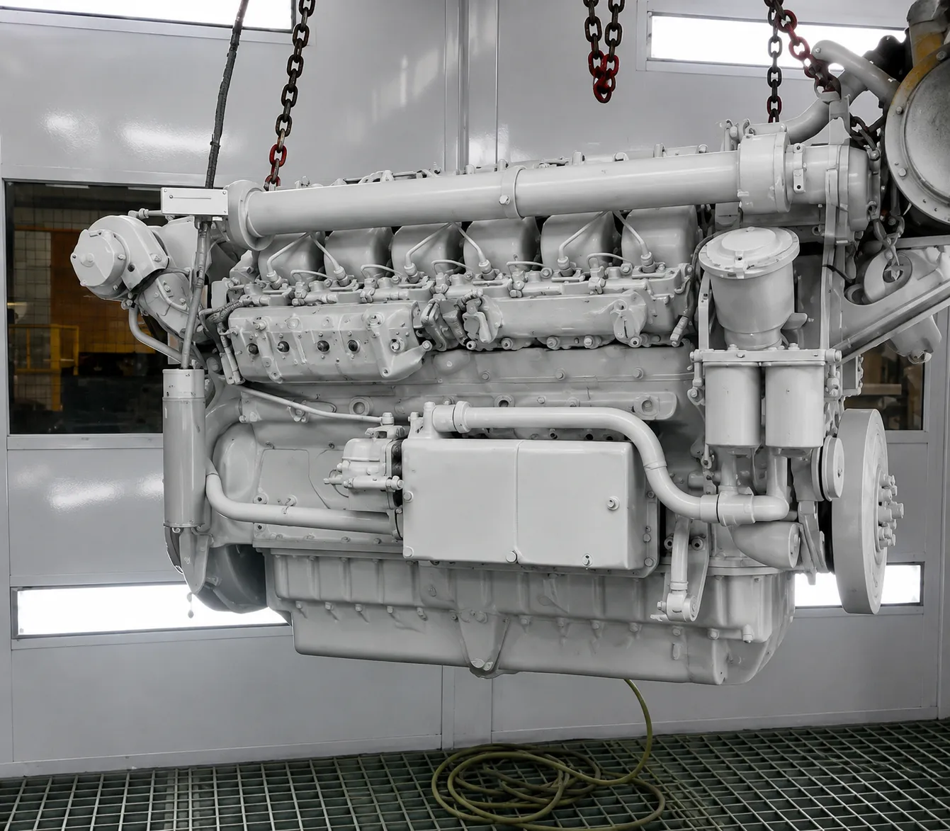 Heavy Engines Painting Paint Booths